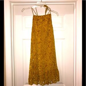 Beautiful, unique, lace, strappy dress